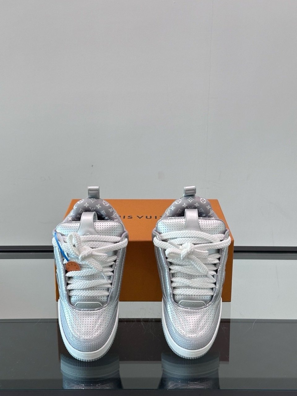 Louis Vuitton LV Skate Sneaker Grey for Men view 8