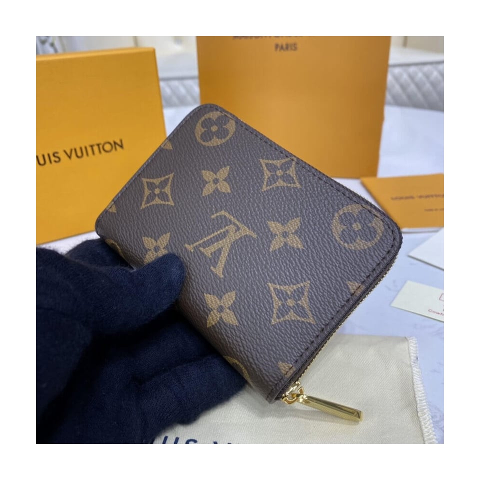 Louis Vuitton Monogram Canvas Zippy Coin Purse view 4