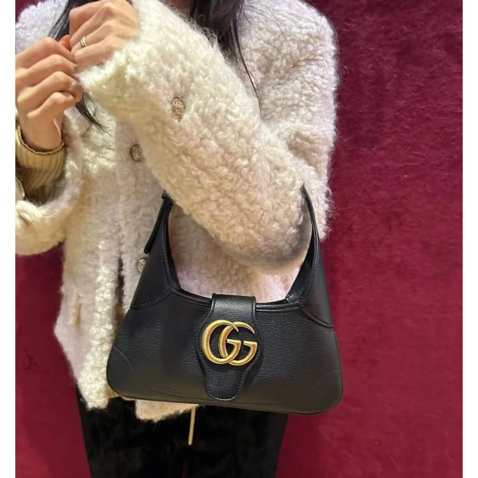 Gucci Aphrodite Small Shoulder Bag Black view 5