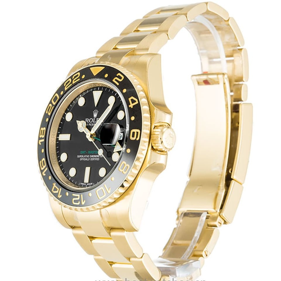 Rolex GMT-Master II 40mm Black Dial 116718 view 3