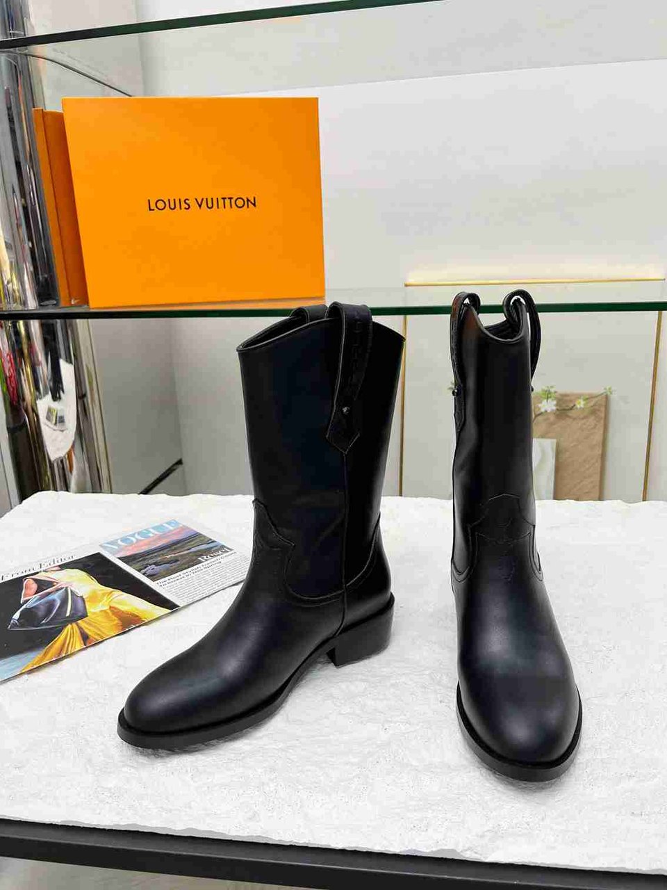 Louis Vuitton Lv Rider Boots Black 1Ad7Ht view 9