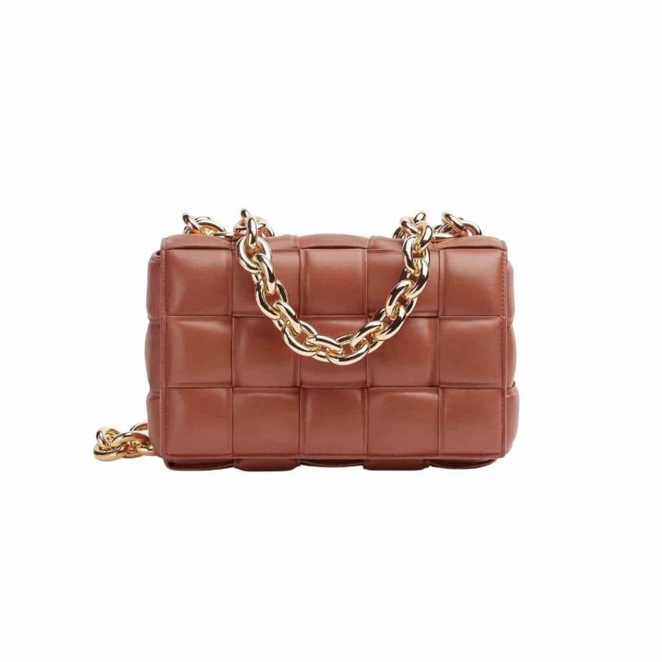 Bottega Veneta Chain Bag In Maple 26Cm view 2