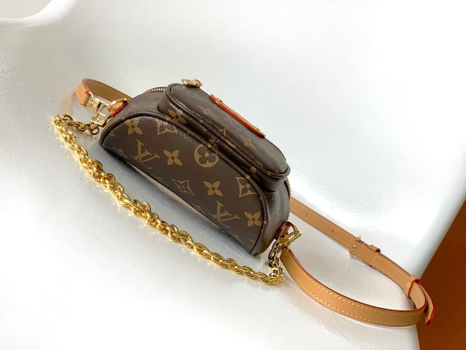 Louis Vuitton Mini Bumbag Lv Monogram Small Fanny Pack Monogram 17cm M82335 view 15