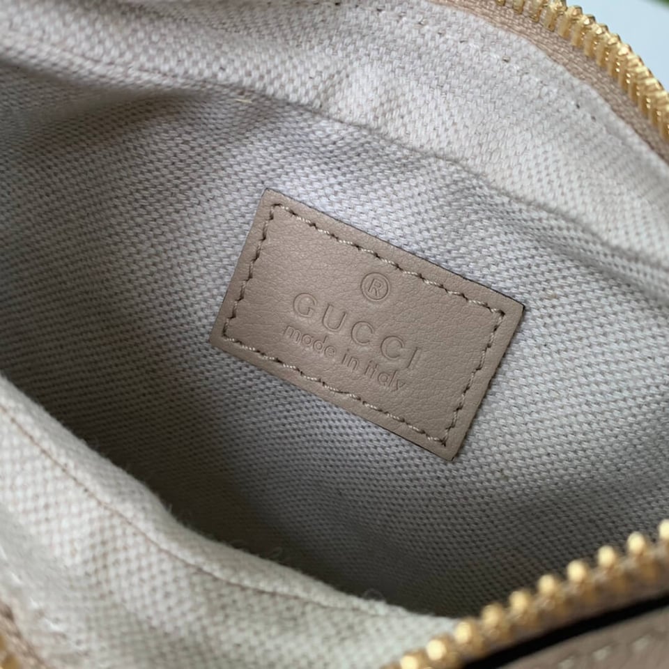 Gucci Oatmeal Leather Attache Small Shoulder Bag view 11