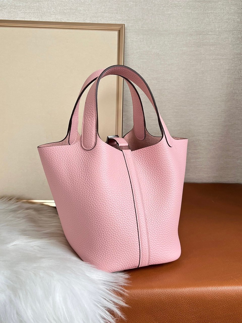 Hermes Picotin Lock 18Cm Rose Sakura view 5