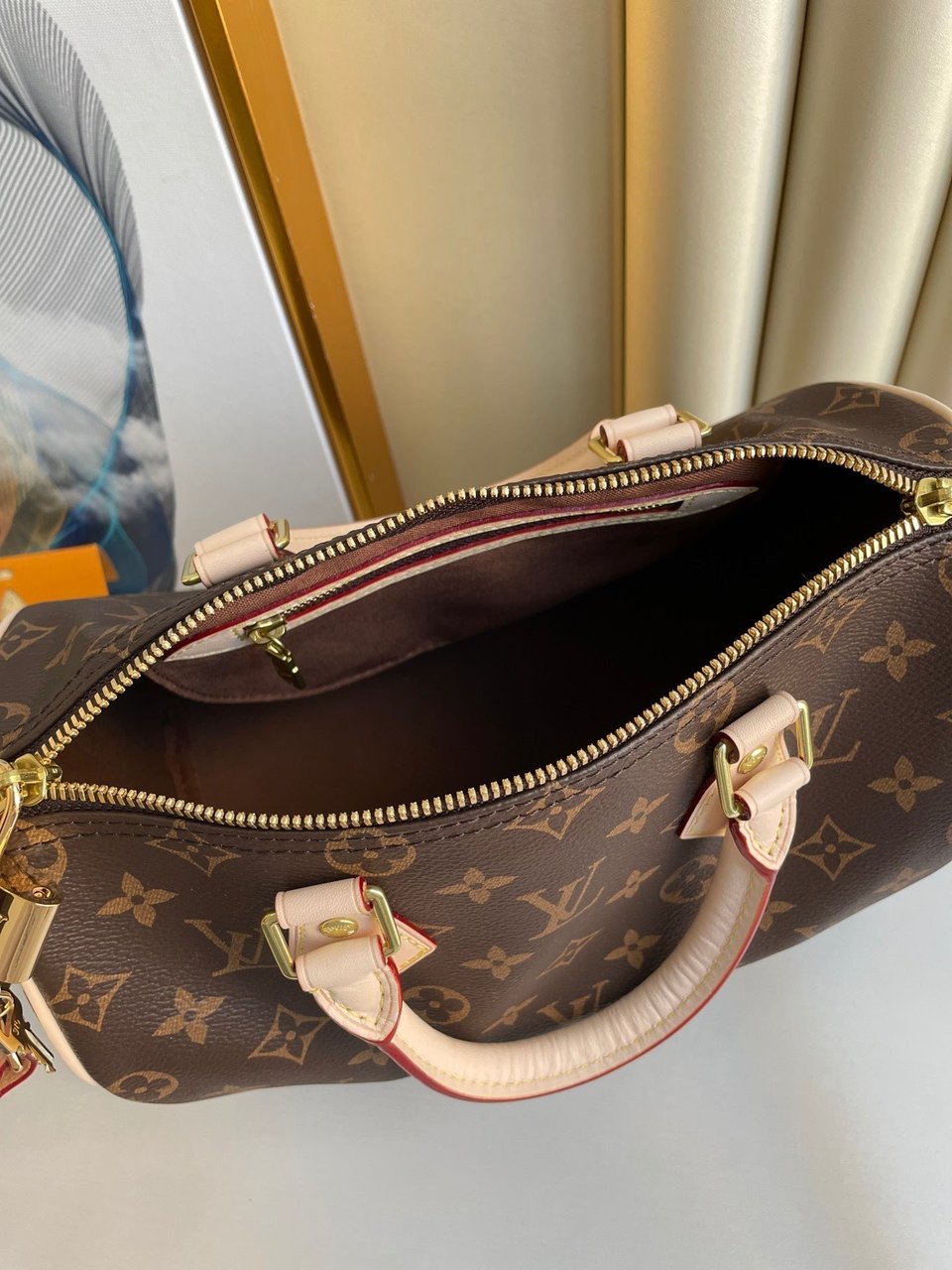 Louis Vuitton Speedy Bandouliere 25 Monogram Canvas 25cm view 14