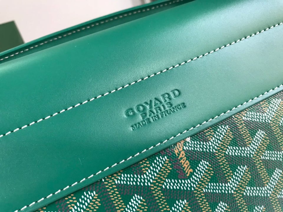 Goyard Citadin Bag 38Cm Green Canvas view 8