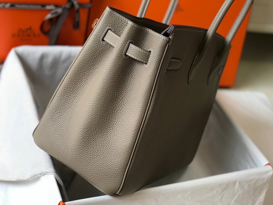 Hermes Birkin 35Cm Brown Togo Leather Gold Hardware view 7