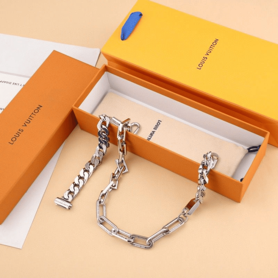 Louis Vuitton Silver Chain Necklace view 5