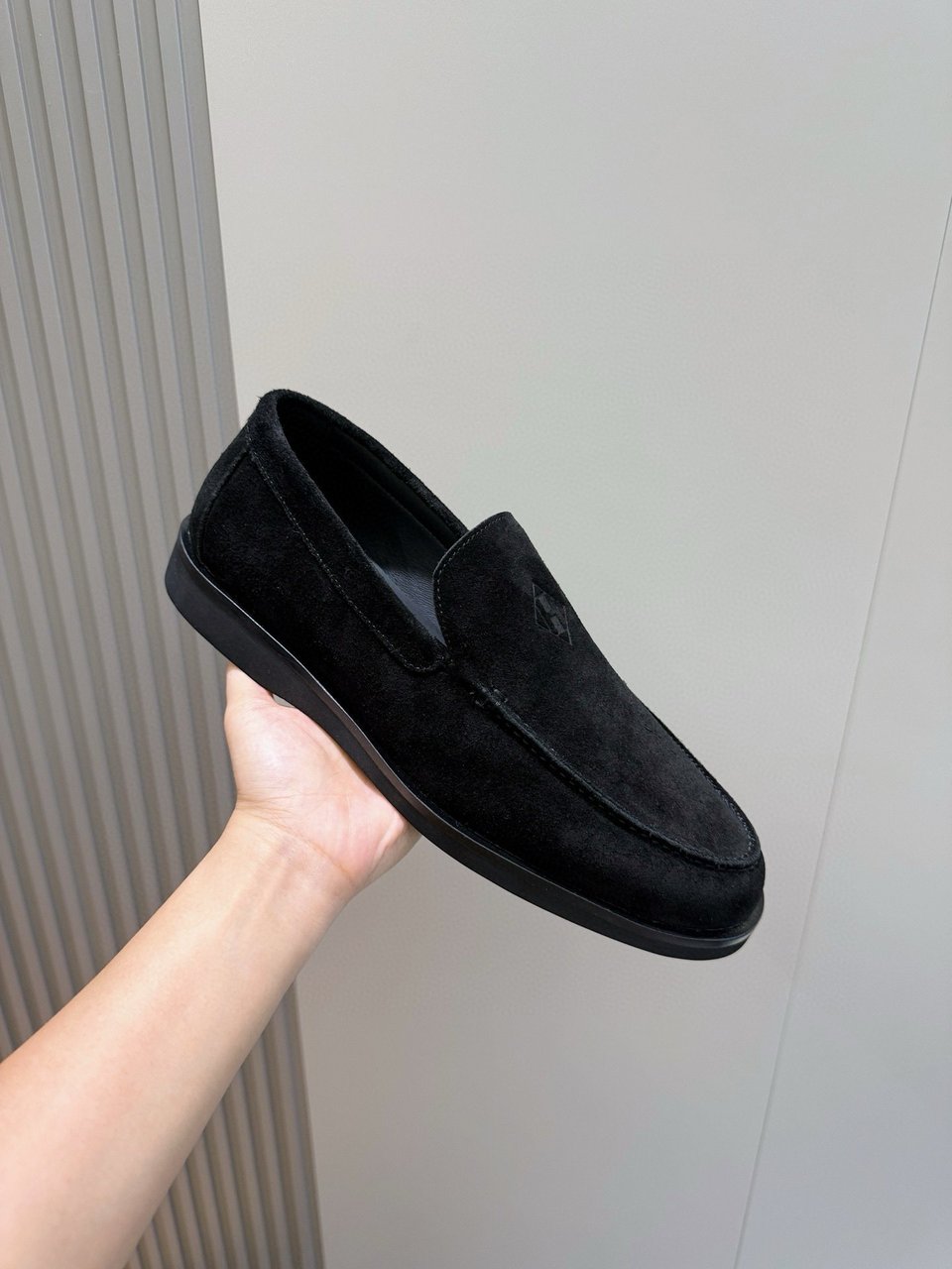 Hermès Black Suede Loafers- Shoes for Men view 6