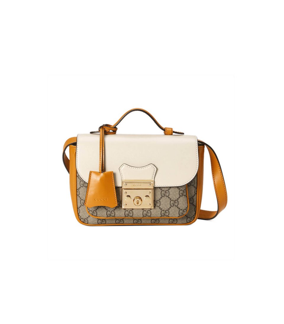 Gucci Padlock Mini Bag White view 2