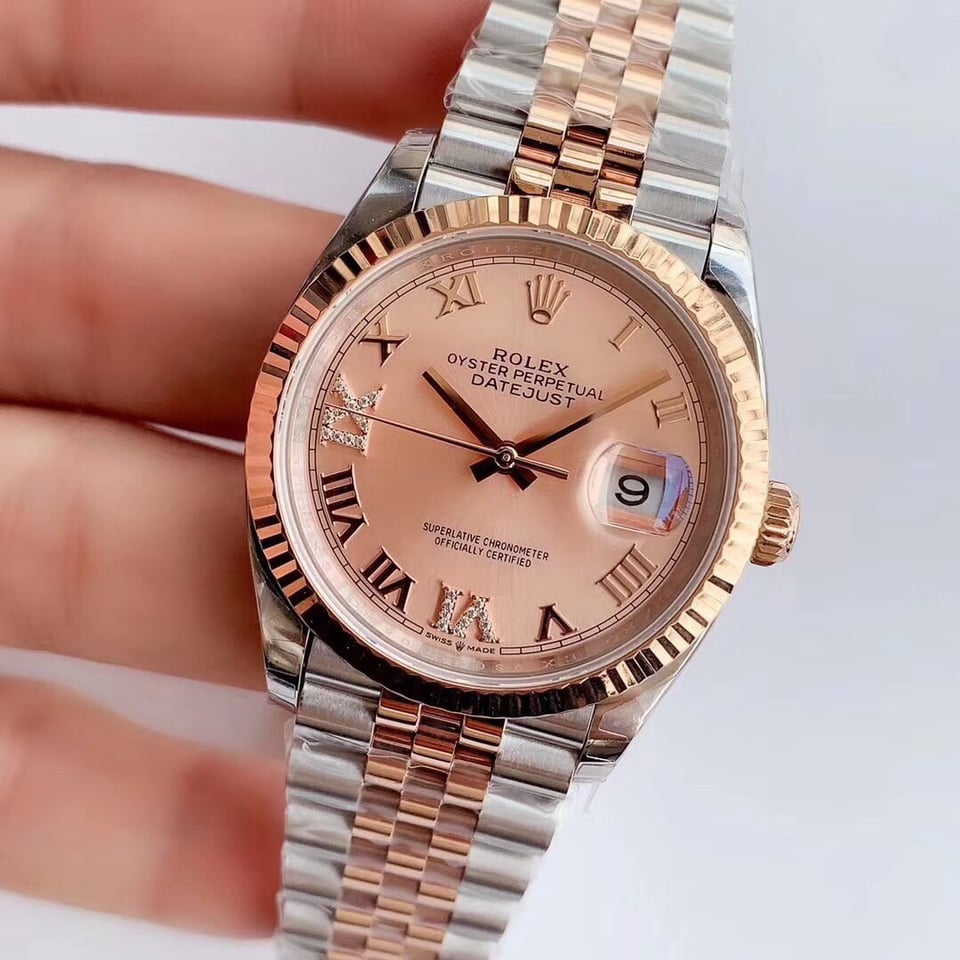 [Superclone] Rolex Datejust 36mm Rosé – Colour Dial Jubilee 126231 view 7