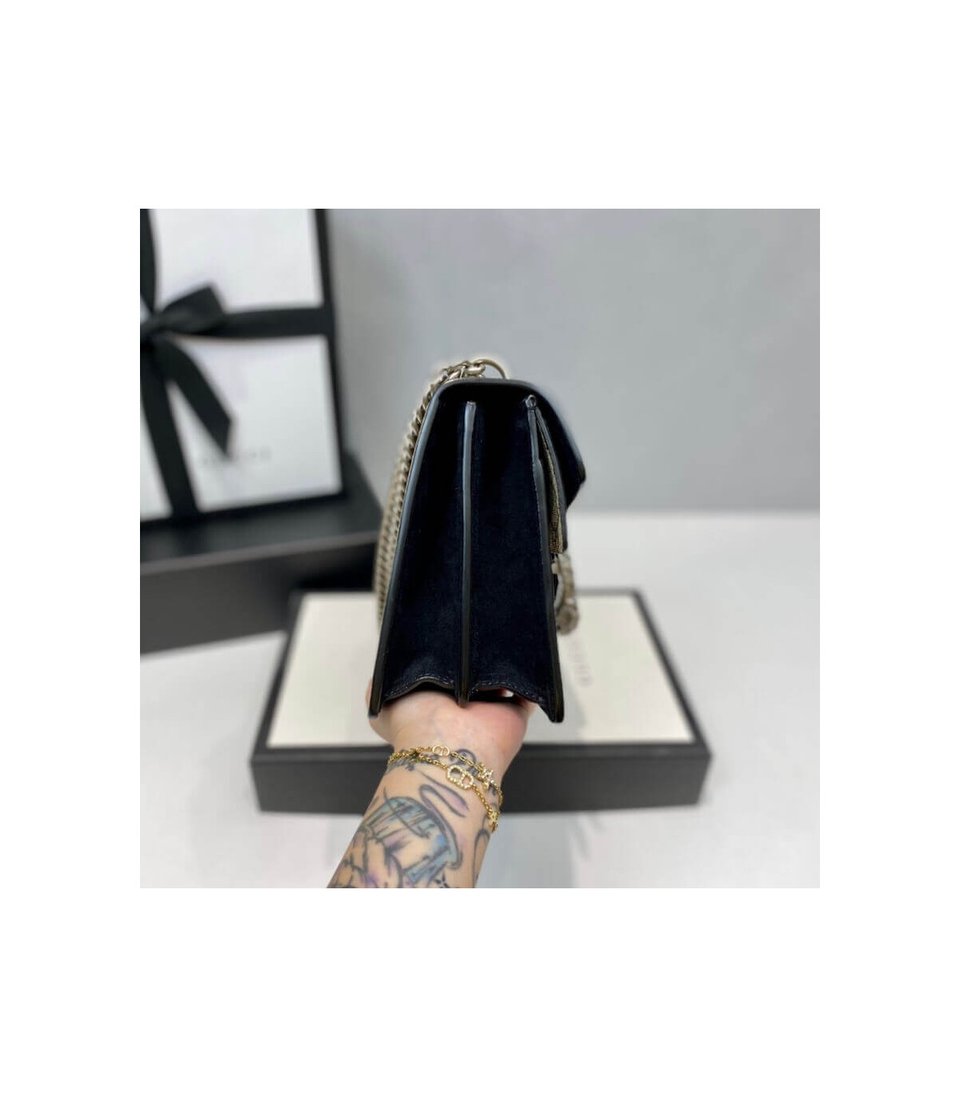 Gucci Dionysus Small GG Shoulder Bag Black view 7
