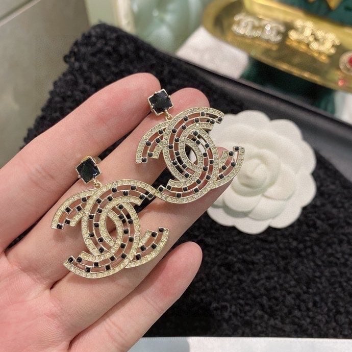 Chanel Cc Earrings view 6
