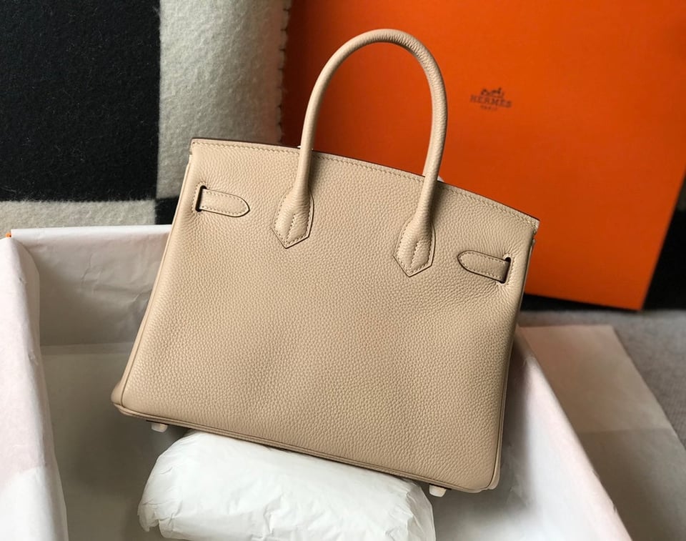 Hermes Birkin 35Cm Beige Togo Leather Gold Hardware view 4