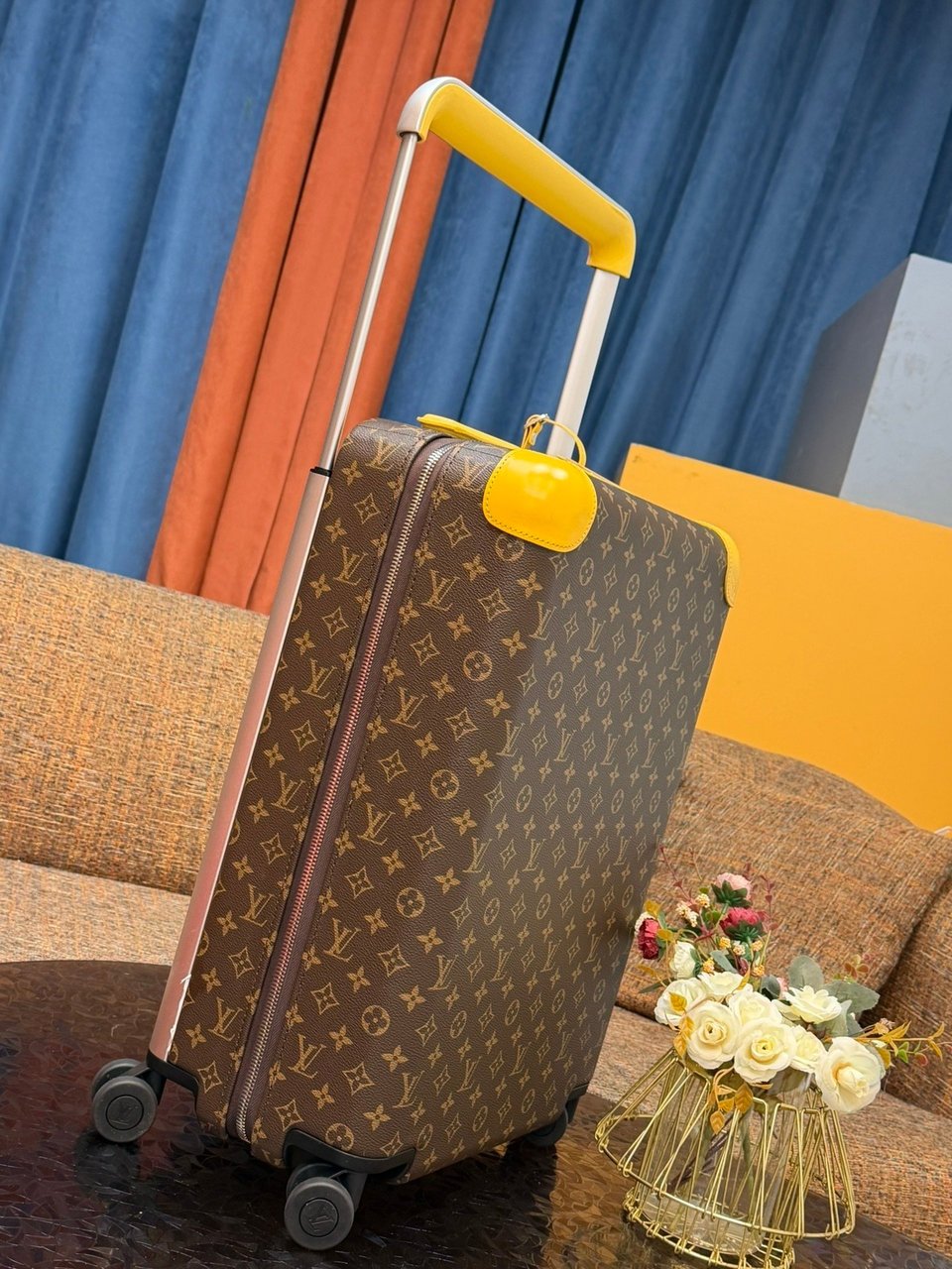 Lv Horizon 55 Monogram Brown Carry-On Suitcase 55cm/21.6in view 7