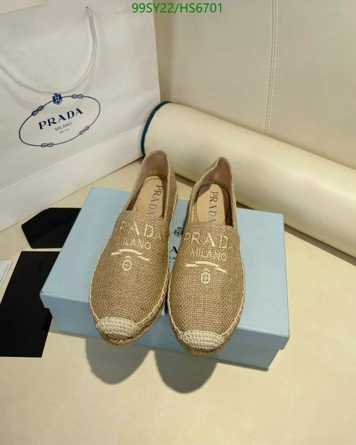 Prada Linen Espadrilles Beige view 3
