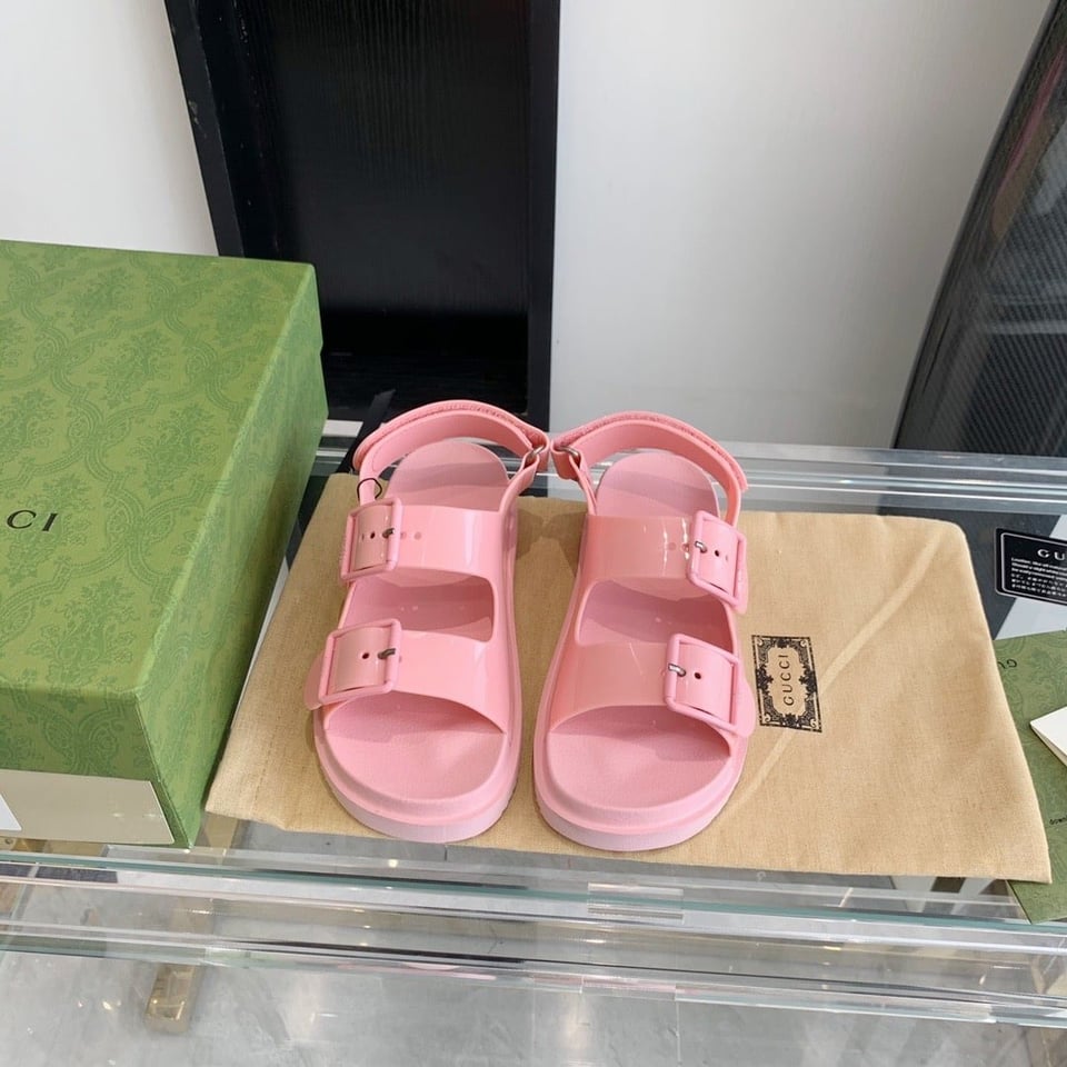Gucci Women’S Sandal With Mini Double G Pastel Pink 660243 J8700 5815 view 5