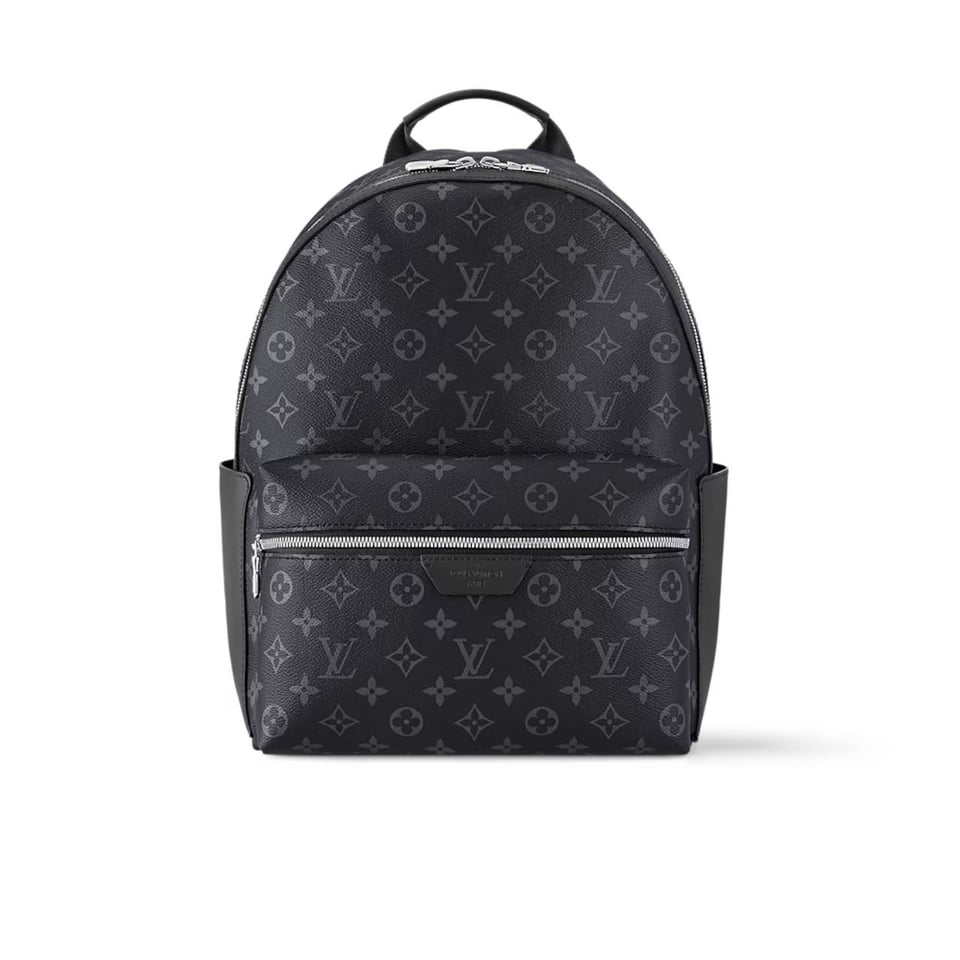 Louis Vuitton Discovery Monogram Eclipse Canvas Backpack Black 28Cm view 2
