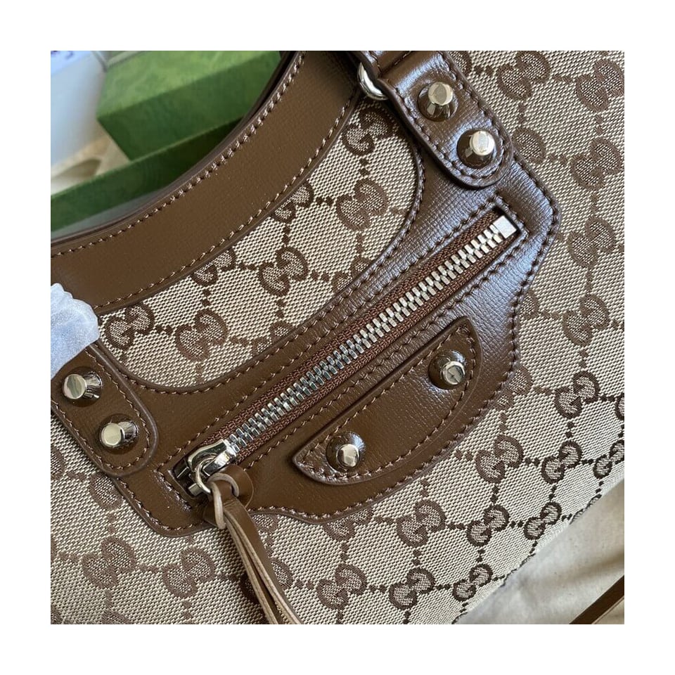 Gucci x Balenciaga GG Canvas City Bag 30cm view 5