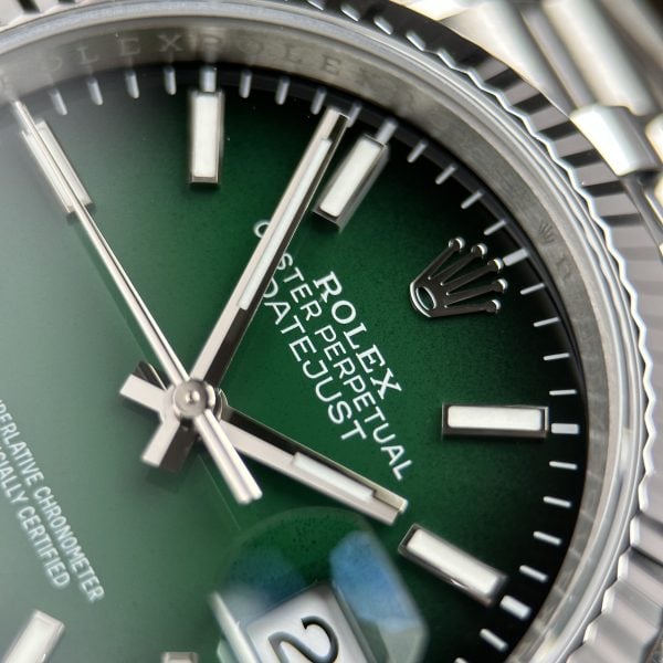 [Superclone] Rolex Datejust 41mm Green Ombré Dial Jubilee 126334 view 3