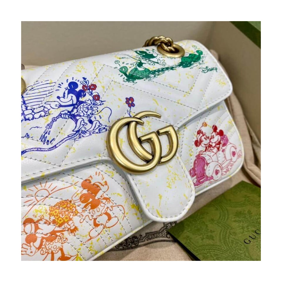 Disney x Gucci GG Marmont Small Shoulder Bag 23cm view 8