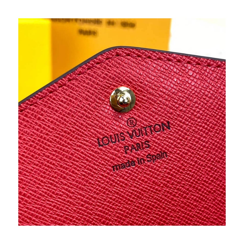 Louis Vuitton Monogram Cavas Sarah Wallet Red view 10