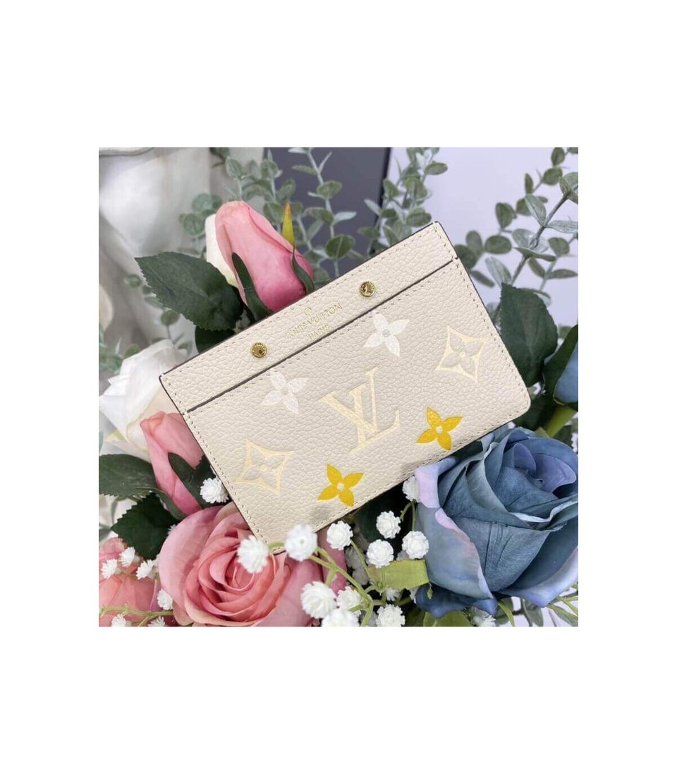 Louis Vuitton Card Holder Beige view 3