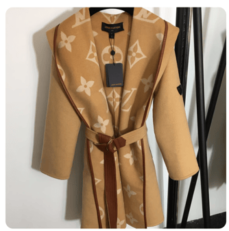 Louis Vuitton Beige Coat Clothes view 2