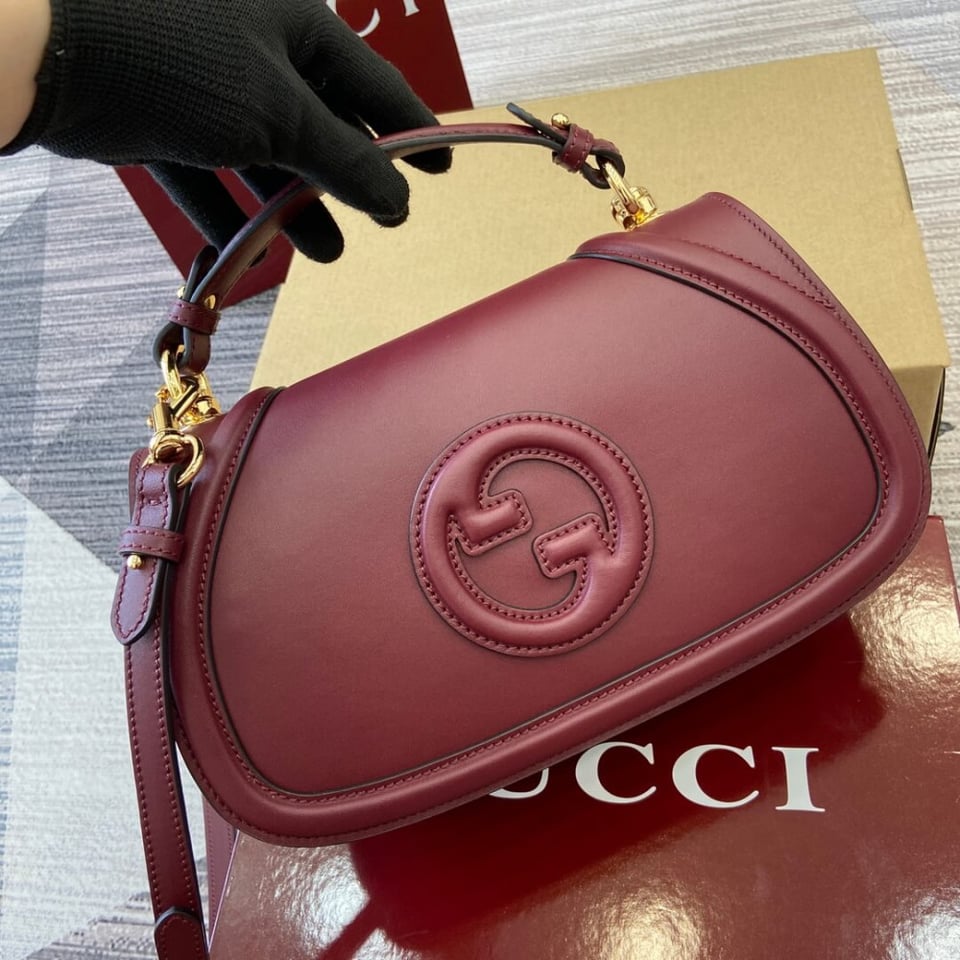 Gucci Blondie Small Leather Top Handle Bag view 9