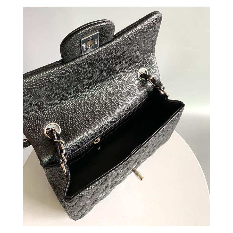 Chanel Caviar Quilted Mini Flap Bag 20cm view 10