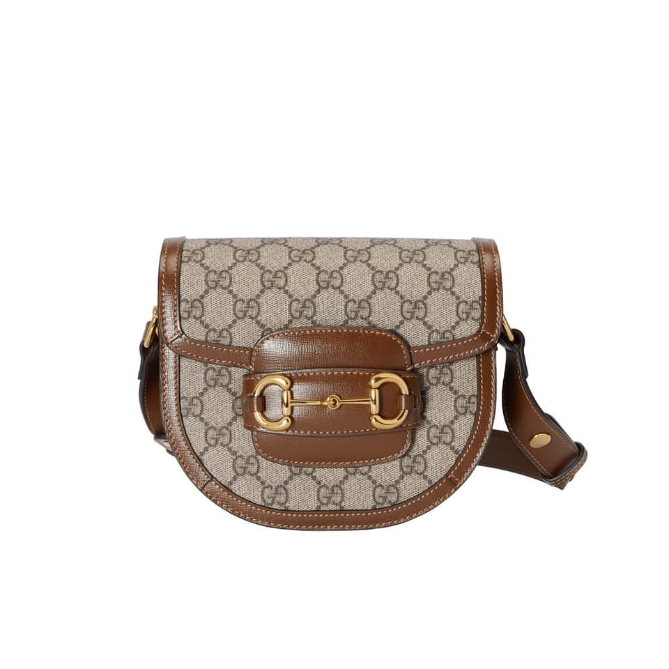 Gucci GG Supreme Horsebit 1955 Mini Rounded Bag view 2