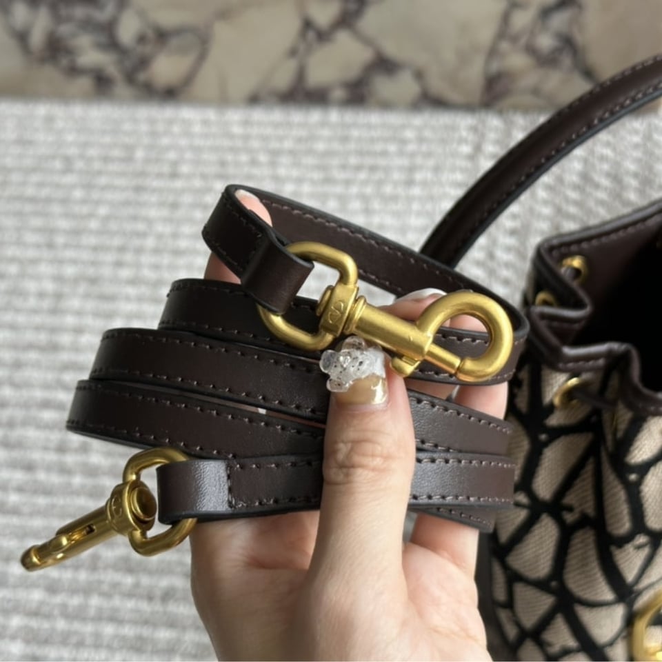 Valentino Mini Vlogo Signature Bucket Bag In Toile Iconographe Brown 22Cm 5W2P0Z44Vri 6Zn view 11