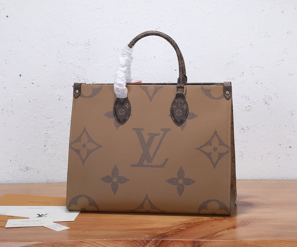 Louis Vuitton On The Go MM Monogram Medium Tote Bag Brown M45321 35cm view 7