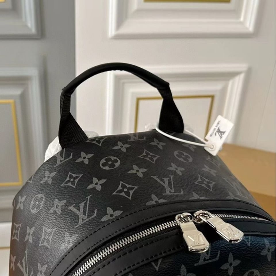 Louis Vuitton Discovery Monogram Eclipse Canvas Backpack Black 28Cm view 8