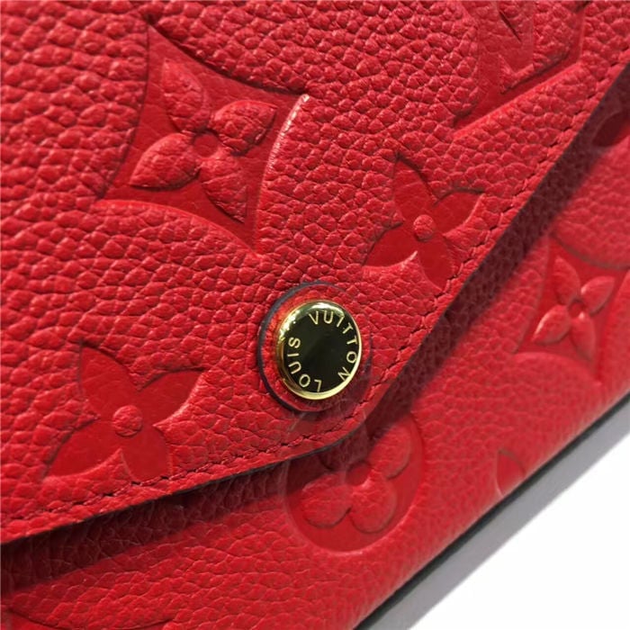 Louis Vuitton F Licie Pochette Scarlet Red 21cm/8.3in view 7
