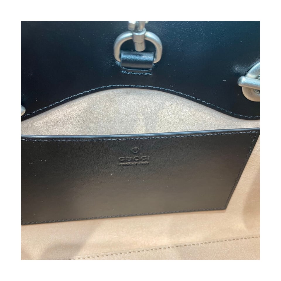 Gucci GG Marmont Small Tote Bag Black view 15