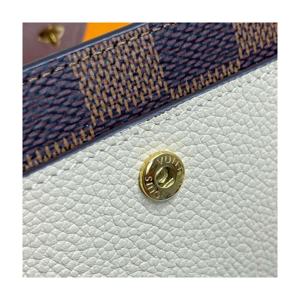 Louis Vuitton Damier Ebene Juliette Wallet Creme view 10