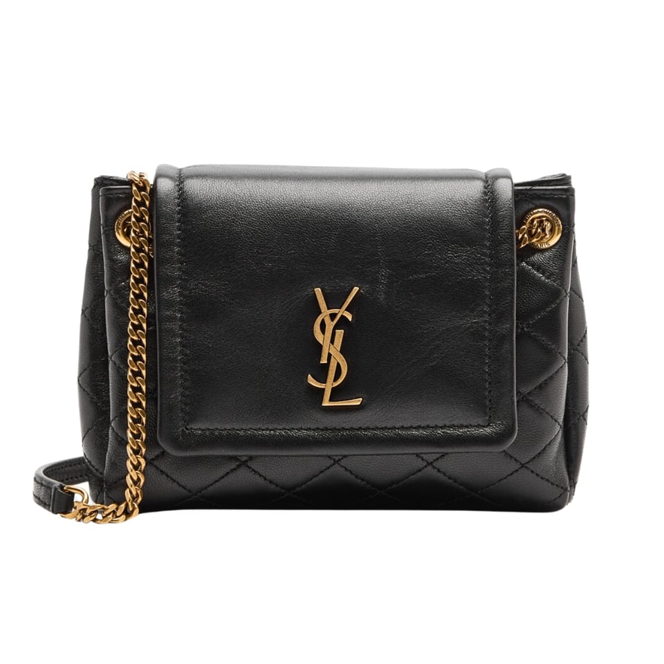 Saint Laurent Mini Nolita In Black 18Cm