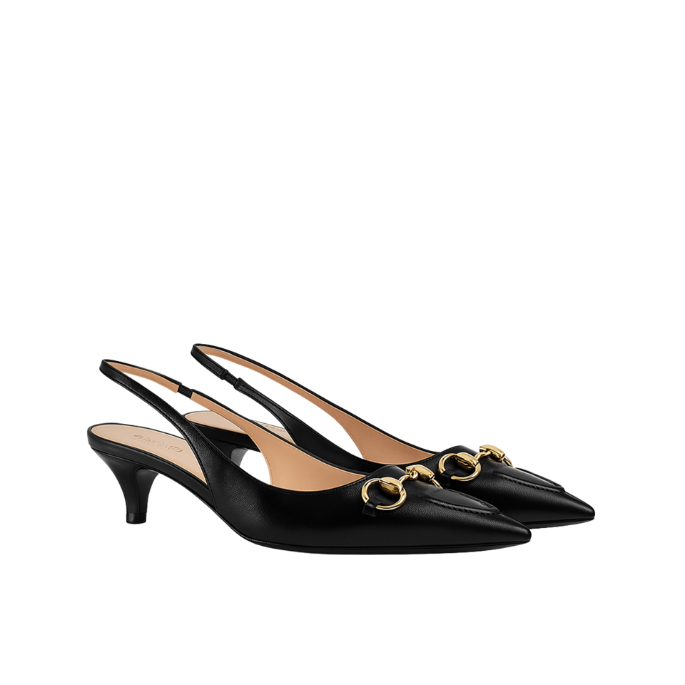Gucci Women’S Horsebit Slingback Pump Black 782407 Dmbt0 1000 view 2