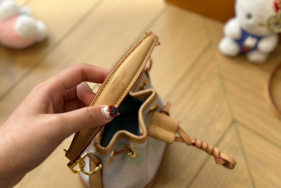 Louis Vuitton Nano No Damier Canvas Pistachio 16Cm N40640 view 6