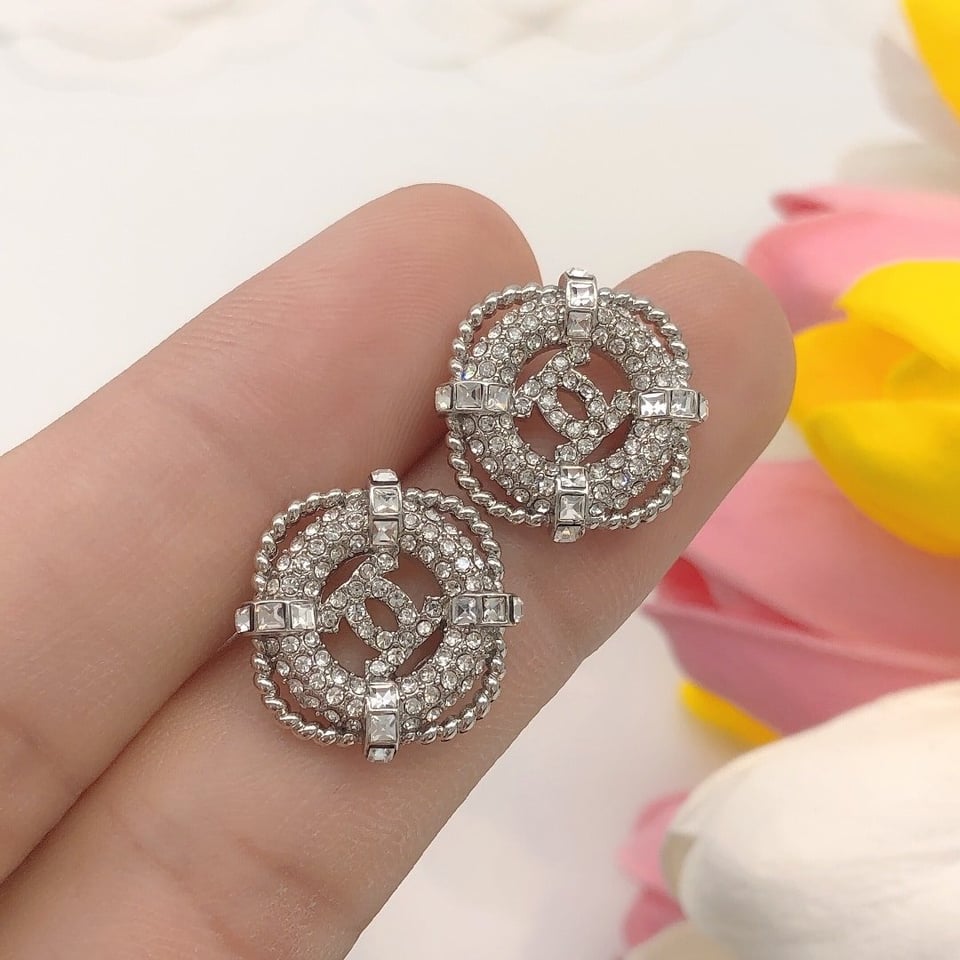 Chanel Cc Earrings view 4