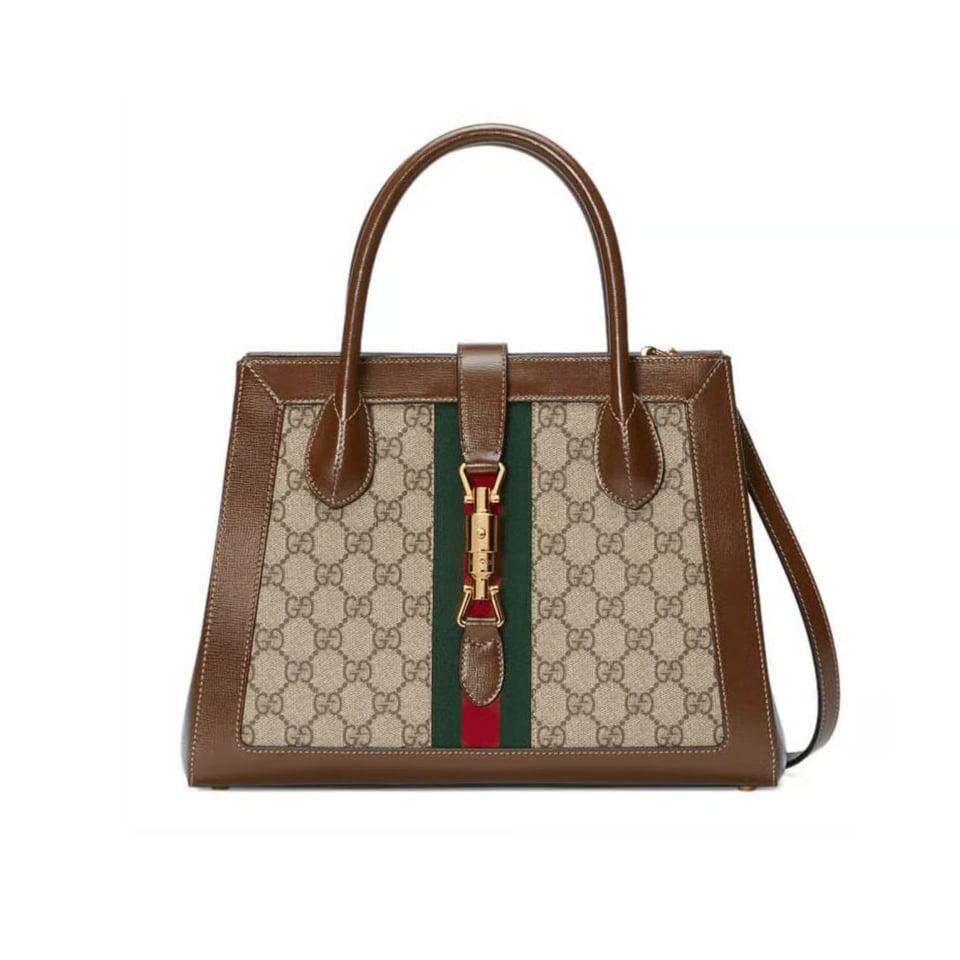 Gucci Jackie 1961 Medium Tote Bag in GG Supreme 30cm view 2