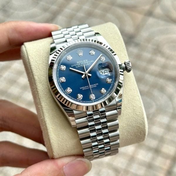 [Superclone] Rolex Datejust 41mm Bright Blue Dial Jubilee 126334 view 6