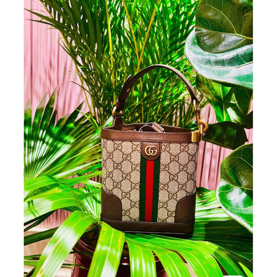 Gucci Ophidia GG Bucket Bag view 3