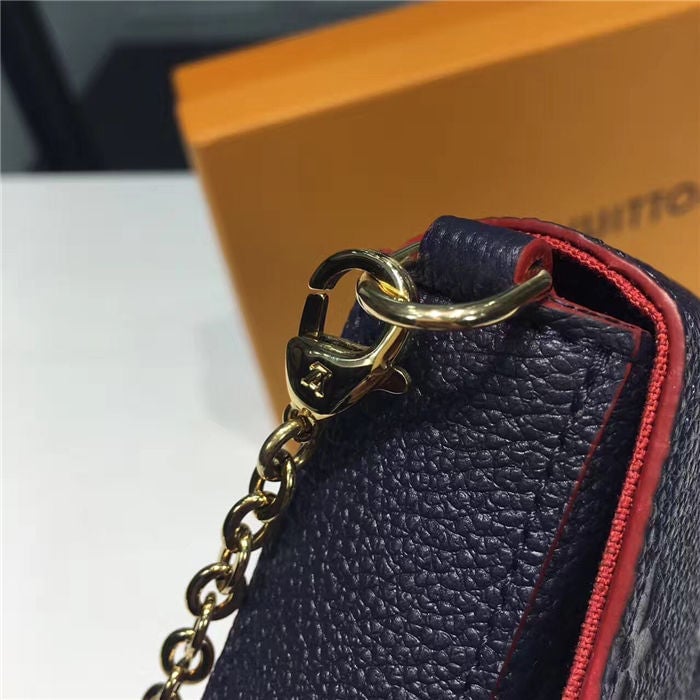 Louis Vuitton F Licie Pochette Navy Blue 21cm/8.3in view 6