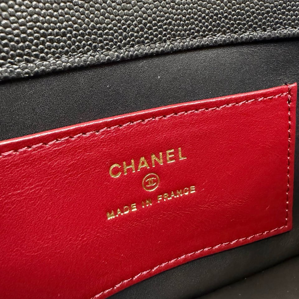 Chanel Clutch Black Bag 17cm/6.7in view 8
