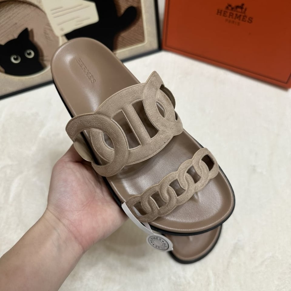 Hermes Extra Sandal Beige Argile view 7
