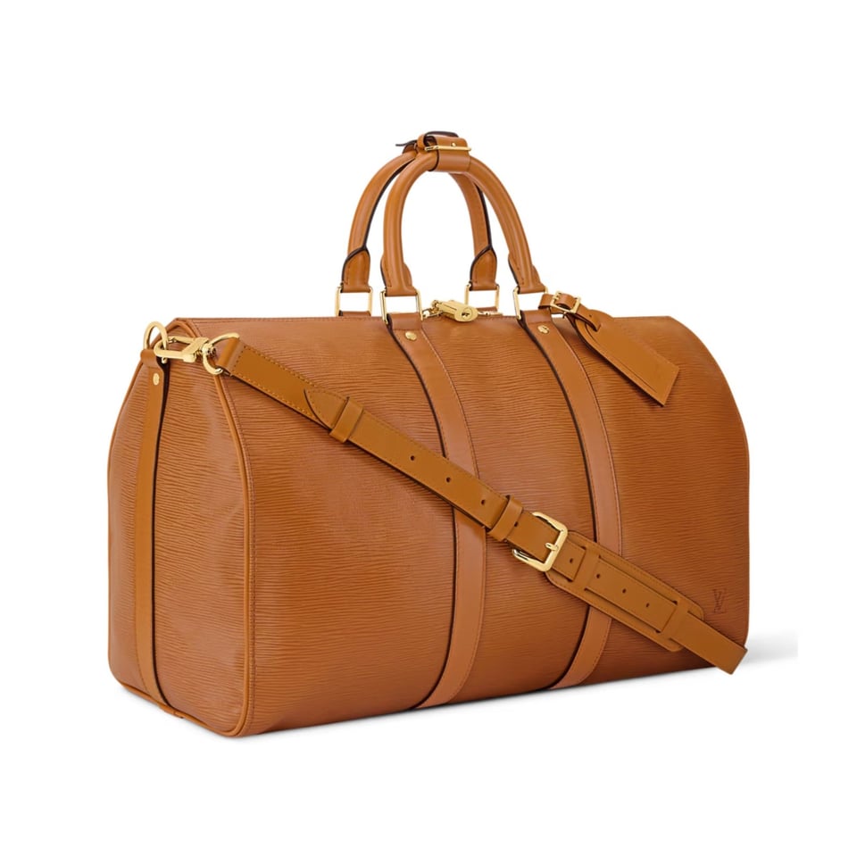 Louis Vuitton Keepall Bandoulière 45cm/17.7in Tan Epi Cowhide M3A054 view 3
