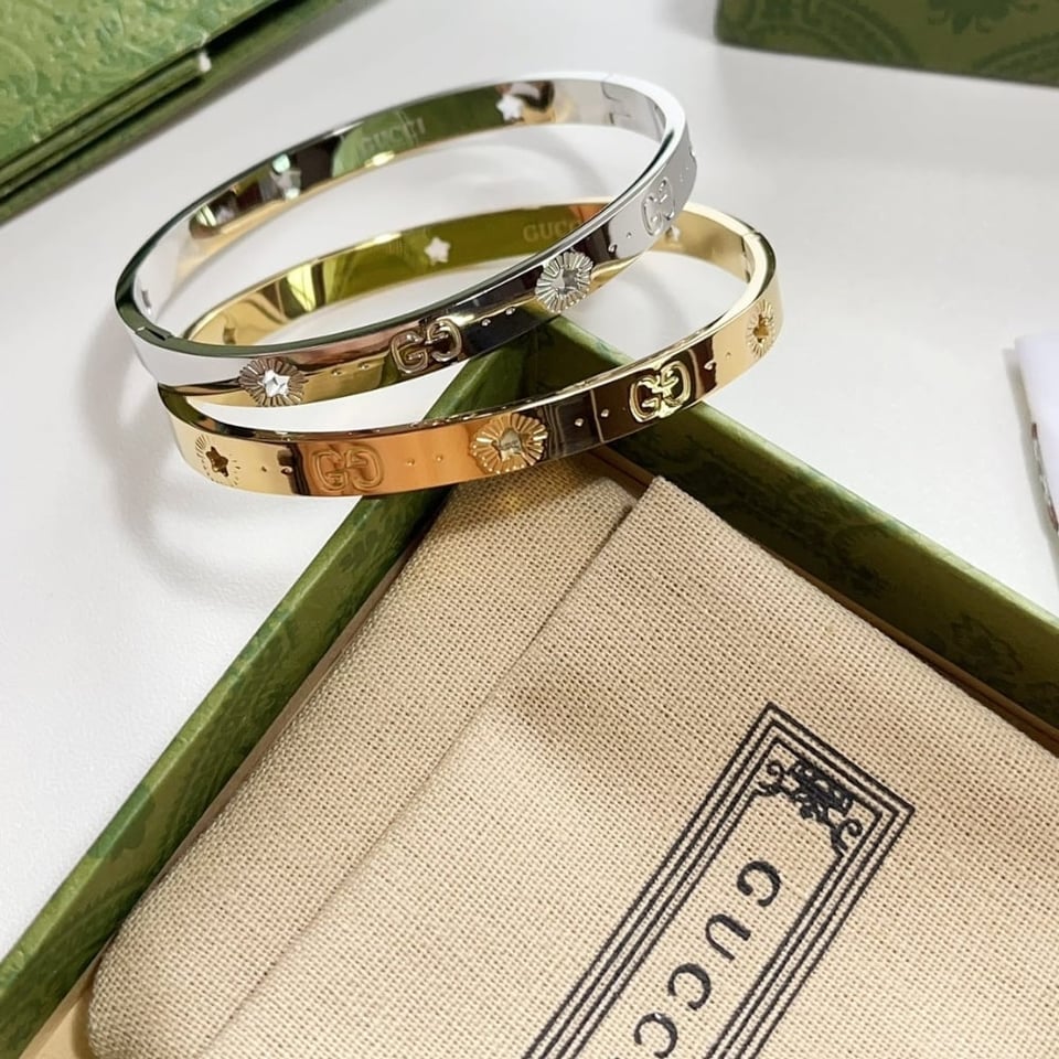 Gucci Gg Bracelet Gold 6Mm view 5